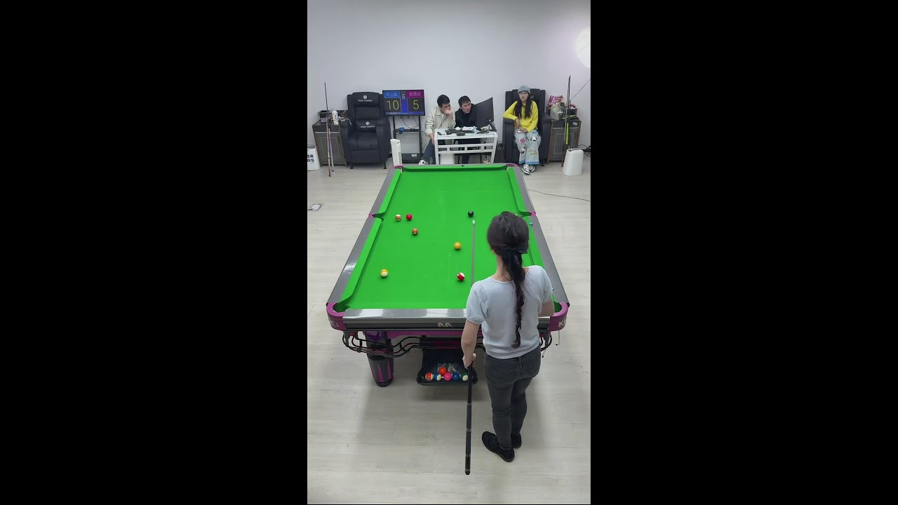 🔴 LIVE：🔥沉浸式看球！美女台球实时对决 🔥Live Fancy Billiards: Watch This Beauty Master the Table