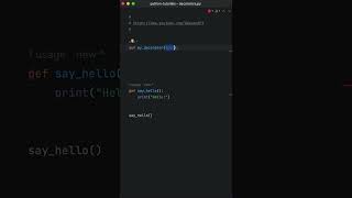 Decorators in Python.  #python #decorators