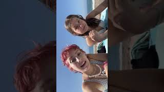 Karina Kurzawa At A Beach With Olivia