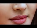 Beautiful actresses lips and face closeup  mashup