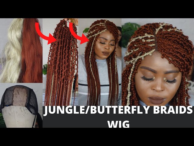 DIY jungle box braids wig /crochet distressed braids  display picture 3