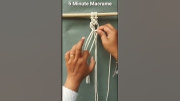 Macrame Tutorial | Macrame Leaf Knot Tutorial Part 2 #Macrame #MacrameKnot #MacrameTutorial #crafts