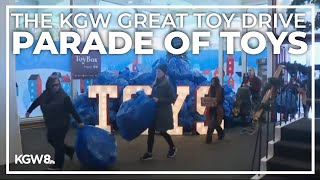 KGW wraps up the annual Great Toy Drive with a ‘Parade of Toys’