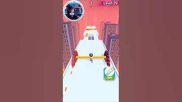 Funny 😜😂 Roof Rails New Play Win 🎯 Game Level 29 #most #funny #gaming #ytshorts