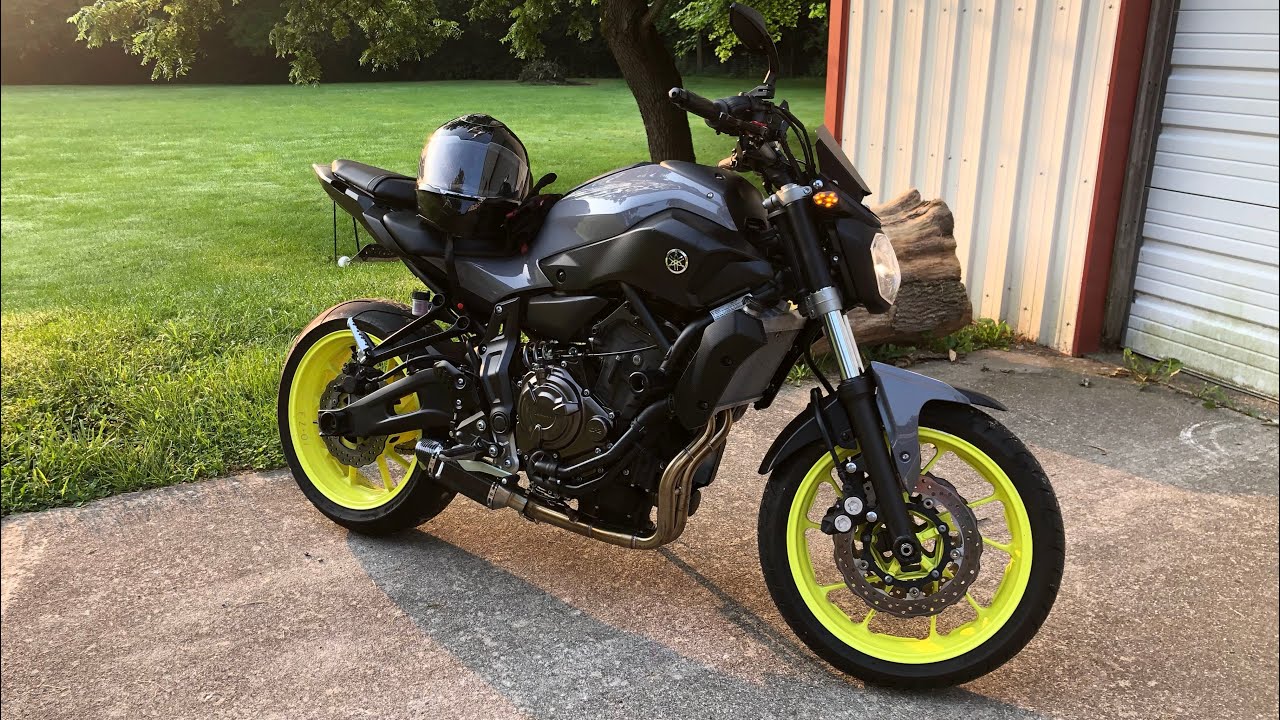 FZ07 Walk-around and Startup