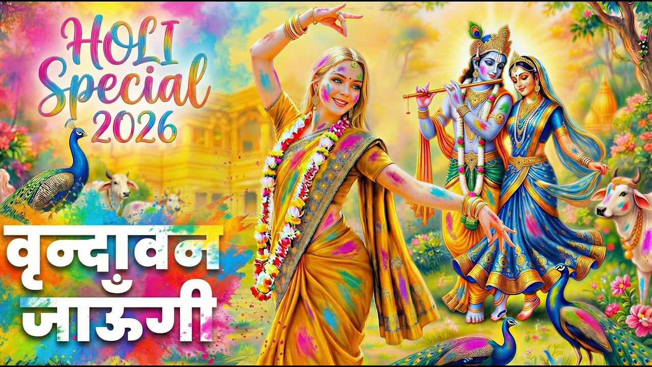 होली स्पेशल 2026 | Vrindavan Jaungi | वृन्दावन जाउंगी | मेरे उठे विरह मे पीर | Holi Song | #holi2026