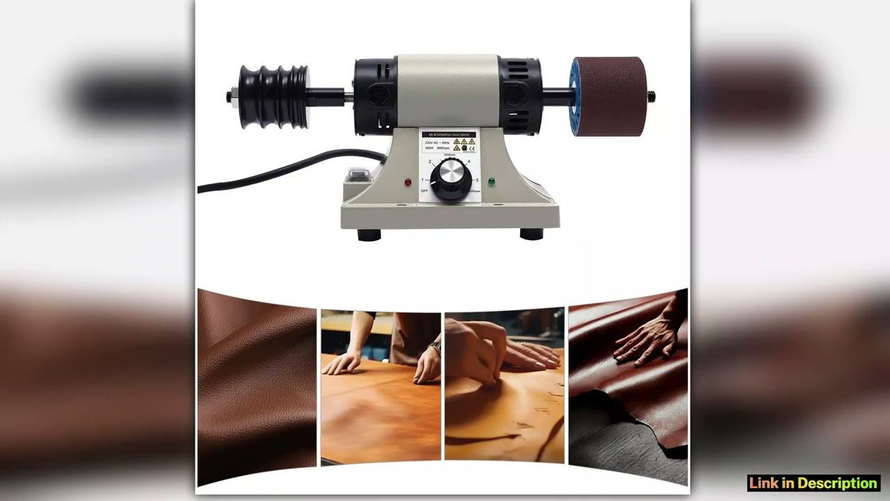 350W Electric Leather Burnishing Machine Leather Polishing Machine Edge Grinding Machine for Sandin