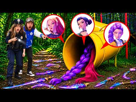 We Found SLIDE EATER vs KPOP DEMON HUNTERS on the ABANDONED PLAYGROUND! WHERE’S RUMI, MIRA and ZOEY?