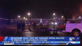 Sons of Confederate Veterans can't appeal statues' removal