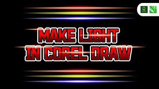 make light in #coreldraw membuat efek cahaya untuk desian pemula #belajardesaingrafis #designtips