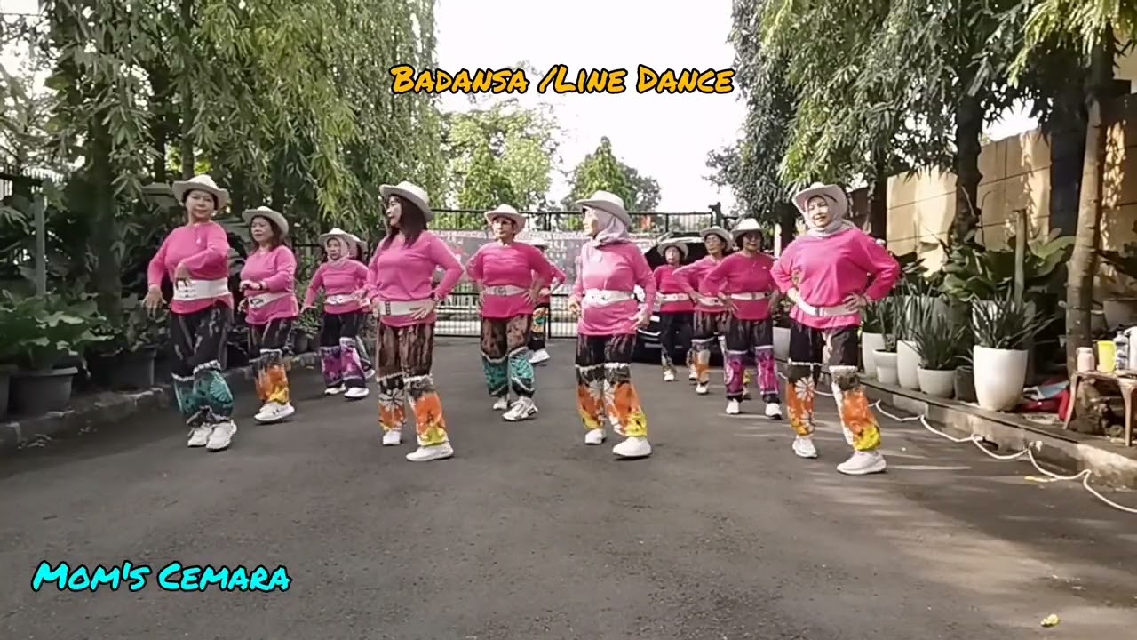 Badansa /Line Dance - Chor by Caecilia M Fatruan (INA) - Mom's Cemara