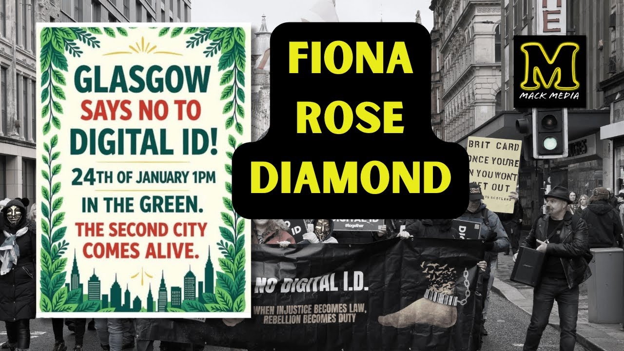 Fiona Rose Diamond In Glasgow | Public Against Digital ID | Full Clip
