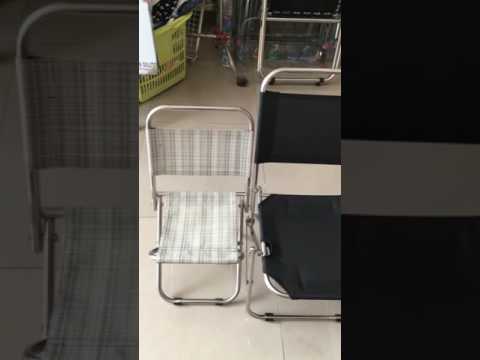 Video Cận cảnh ghế cafe inox vải textilen lưng tựa các cở - youtube