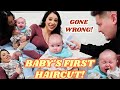 Baby's First Haircut! GONE WRONG!!