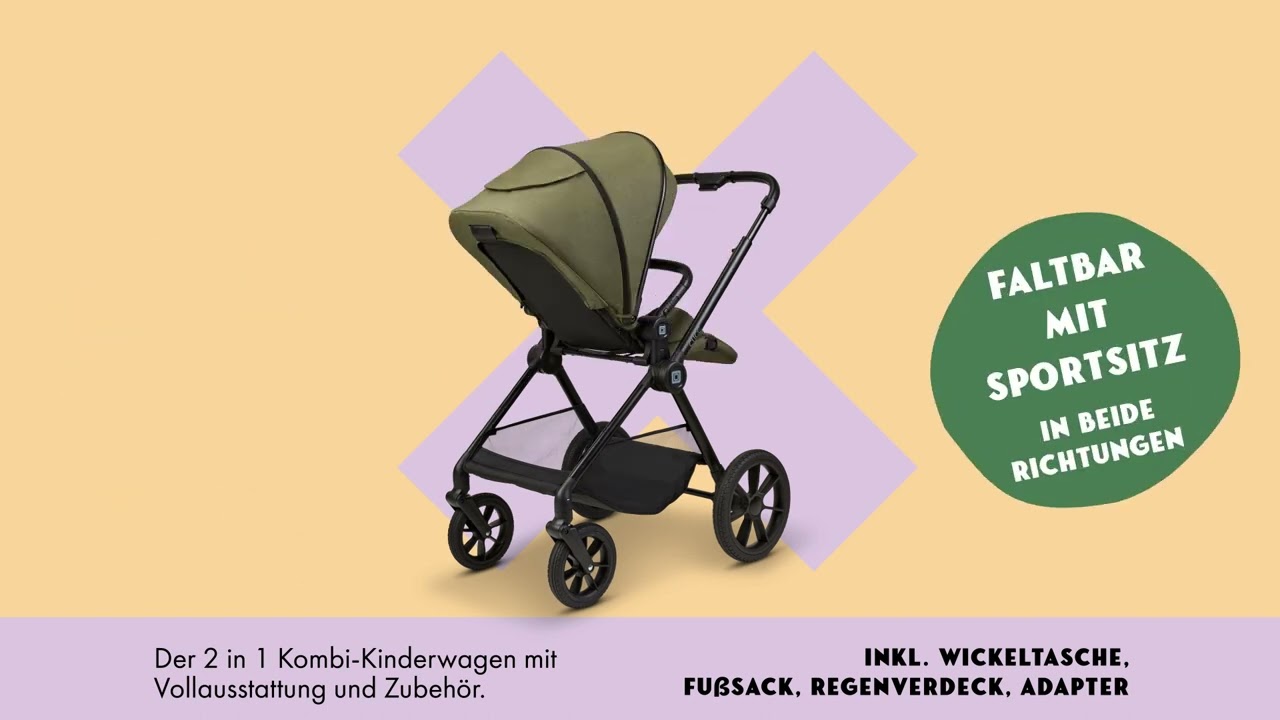 Коляска Moon Clicc 2 в 1