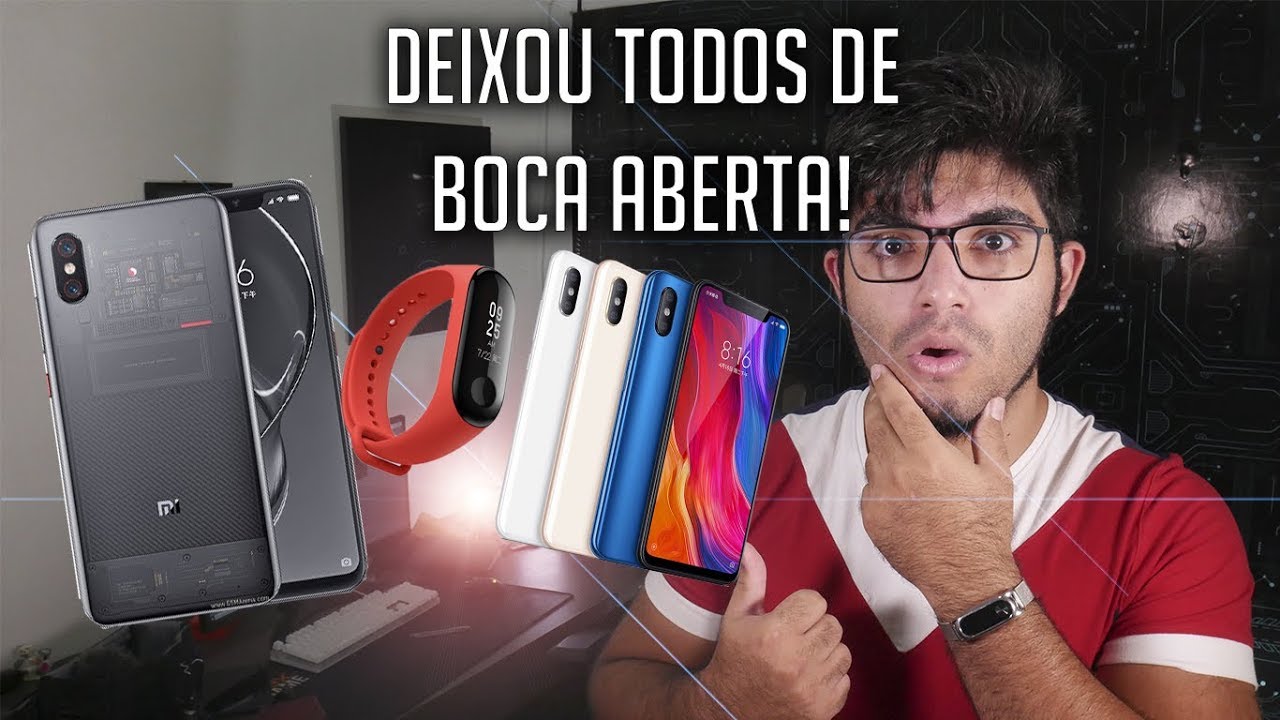 Agora é oficial | Xiaomi Mi Band 3 e Xiaomi Mi8! SURREAIS! XIAOMI Mais uma vez IMPRESSIONA À TODOS!