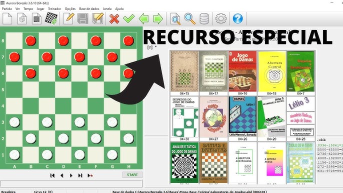 Mega Base de Estudos Jogo de Damas - Programa Aurora