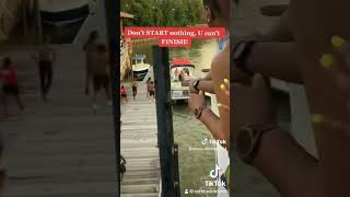 Boat fighting #boatinglife #boating #fight  #funny #fishing #lol #lakelife #funnyvideos