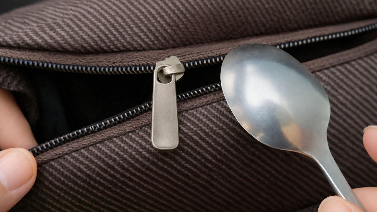 Всего 1 минута! Этот метод ремонта молнии сэкономит вам деньги.