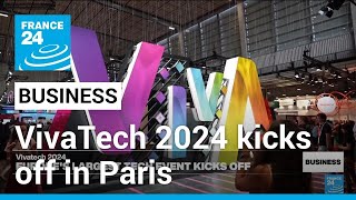 Paris's VivaTech trade fair opens with focus on AI • FRANCE 24 English screenshot 5