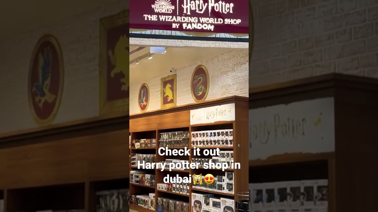 Harry potter shop in dubai🥰😍