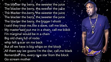 Who wrote the blacker the berry song?