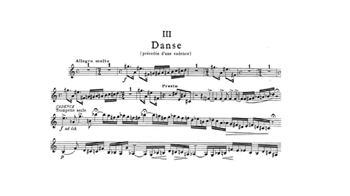 Alfred Desenclos: Incantation, Thrne et Danse (Tom Hooten, trumpet) III