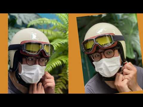 Video Kính Dây Classic Goggles - Phù Hợp Cho Nón 3/4 - youtube