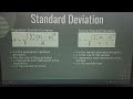 Mean & Standard Deviation