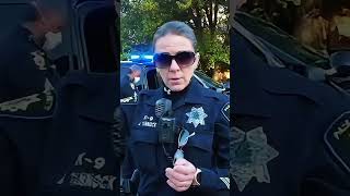 DUMB LADY COP WENT CRAZY FAST...  #1stamendmentaudit #firstamendmentaudits #copgetsowned #cops