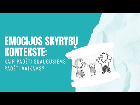 Video: Kas Nutinka Vaikui Skyrybų Su Tėvais Metu