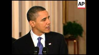 US President Barack Obama signs healthcare bill into law