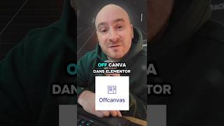 Tu veux créer des fenêtres qui pop sur Elementor voici les OffCanvas et je te montre comment faire.
