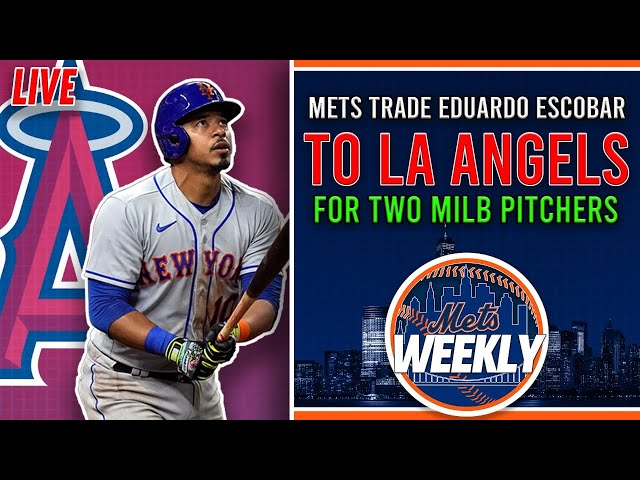 BREAKING: Mets Trade Eduardo Escobar to the Angels for 2 MiLB Pitchers  (Mets Trade Deadline News) 