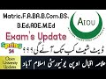 Aiou Spring 24 Exam's Update | Spring 24 Papers Kb Tak Start Hon Gay | Open University Updates