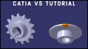 CATIA V5 Tutorial #34 | Chain Sprocket | Beginner