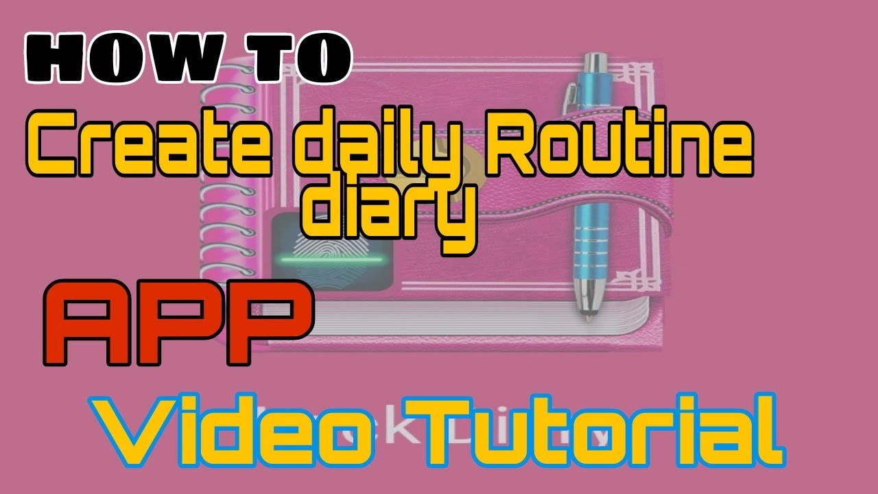 DAILY ROUTINE DIARY: MANAGE YOUR DAILY WORK ROUTINE WITH DAILY ROUTINE DIARY