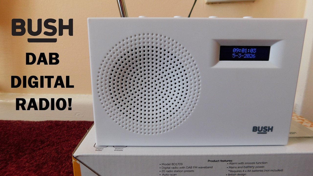 Bush DAB Digital Radio - Unboxing & Set Up! (BD1709 Model) - YouTube