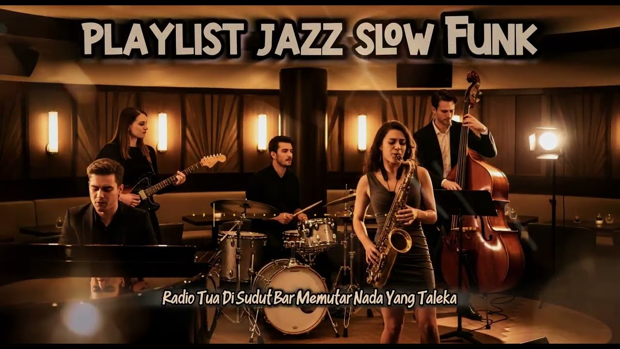 🎷 Jazz Slow Funk Playlist – Groove Pelan, Funky & Bikin Fokus