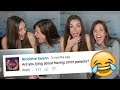 Reading hate comments with my mom  ally hardesty