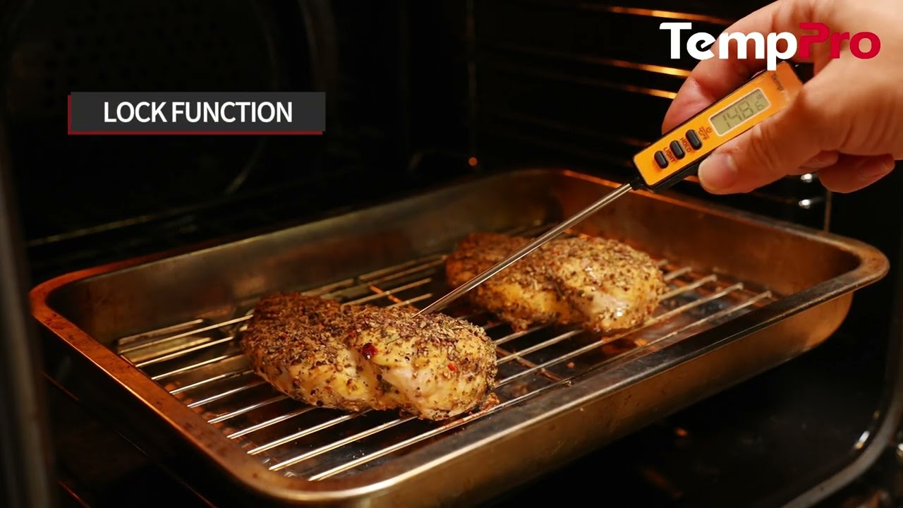 TempPro TempSwift CORE TP01A Instant-Read Meat Thermometer — 1-Second Read, 5.3" Long Probe