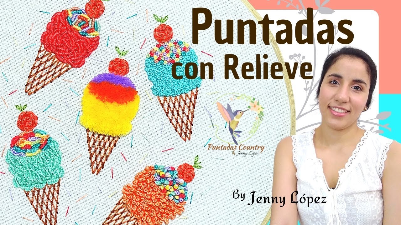 6 Puntadas del Bordado a Mano para Principiantes!