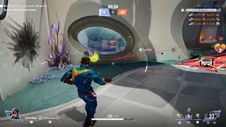 Marvel Rivals Cyclops hunts a Deadpool and Hela