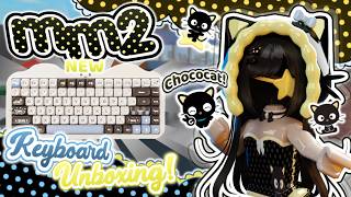 MM2 KEYBOARD UNBOXING + ASMR | YUNZII C75 Choco screenshot 3