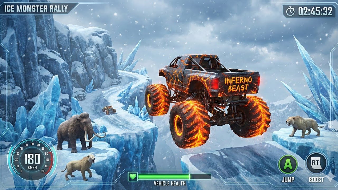 Monster Truck Mega Ramp Impossible Driver - Ultimate Car Stunts GT Racing - Android GamePlay