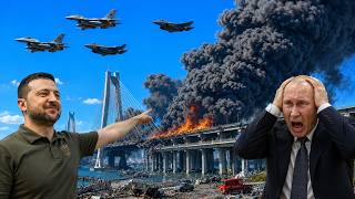 55 minutes ago, a 100-ton bomb was dropped by an F-35! Destroying the Kursk Bridge. screenshot 5