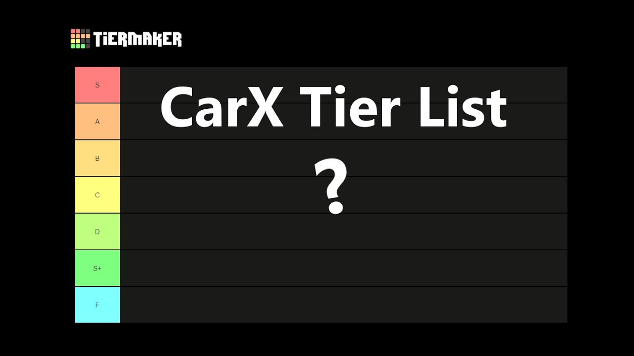 CarX Cars Tier List FOR 90ADH 2.17.0 YouTube
