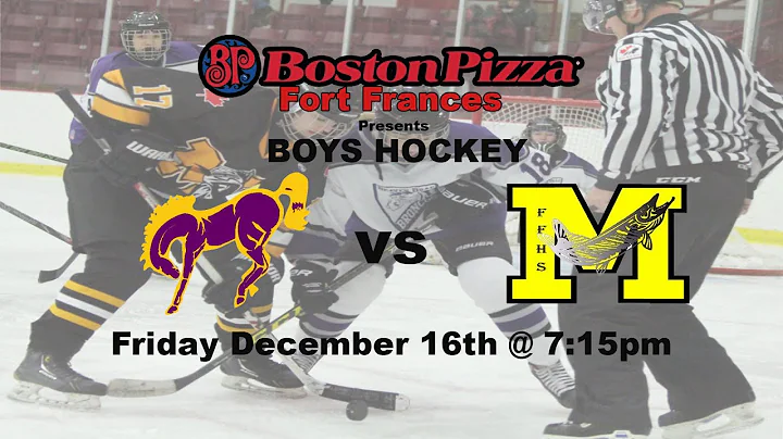 International Falls Broncos vs Fort Frances Muskies
