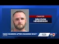 Tavares man charged after crashing boat into a tree