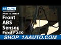 How to Replace ABS Speed Sensor with Harness 2000-05 Ford Excursion